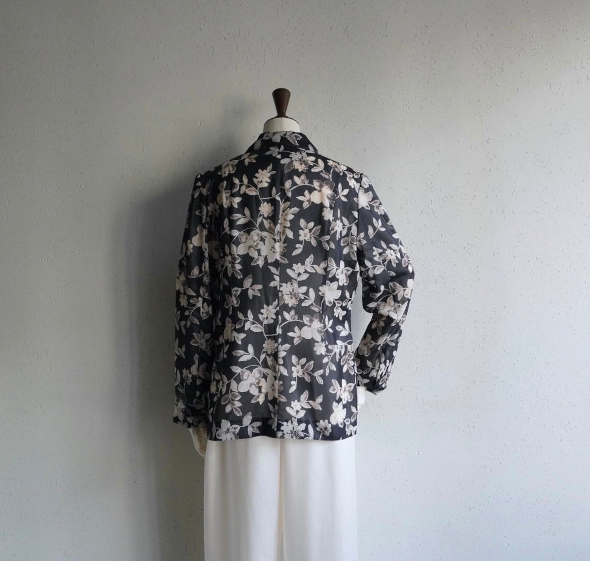 90s Printed Sheer Jacket