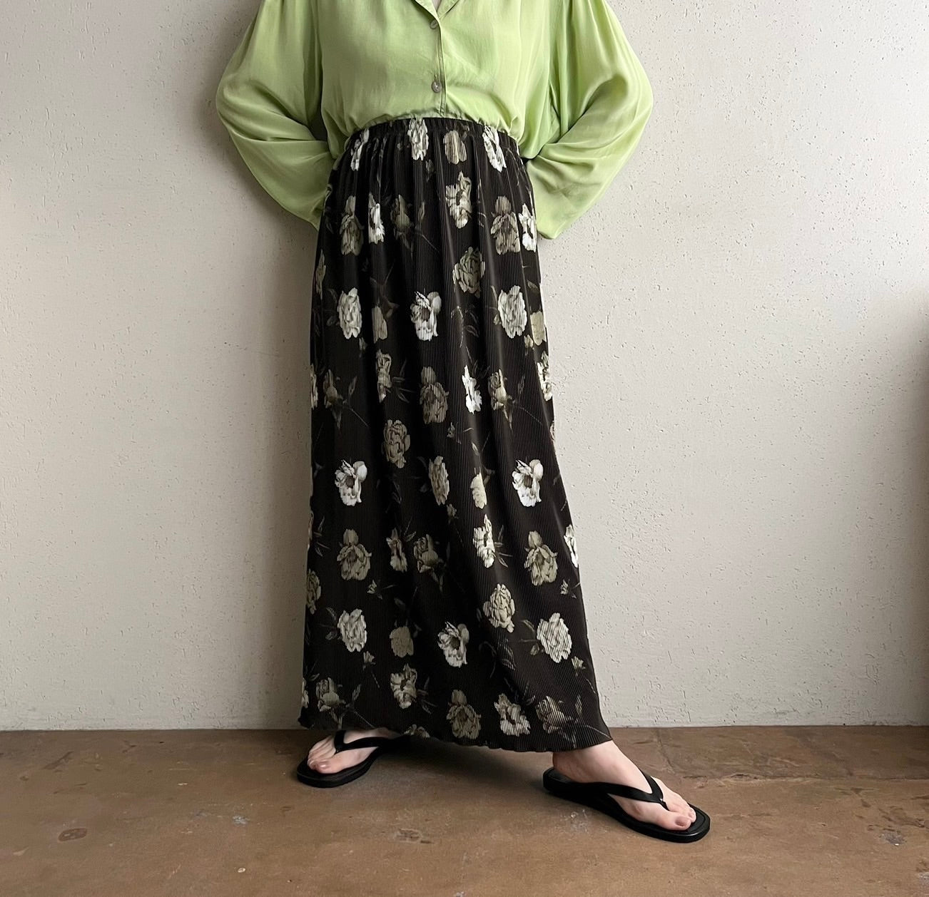 90s Pleated Skirt Made in USA