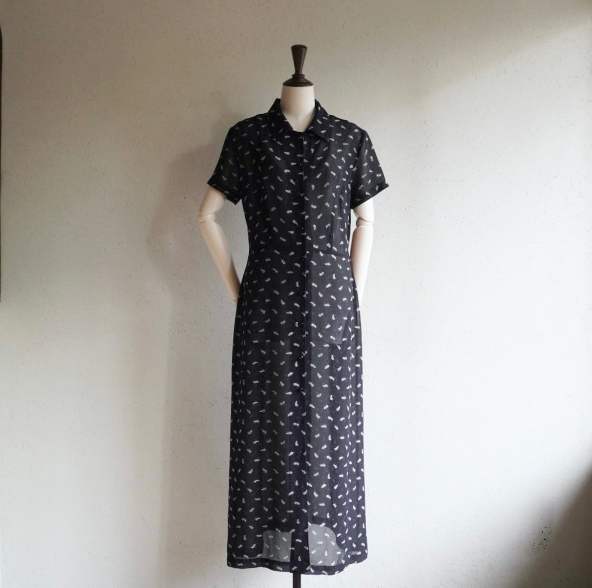 90s Printed Maxi Dress