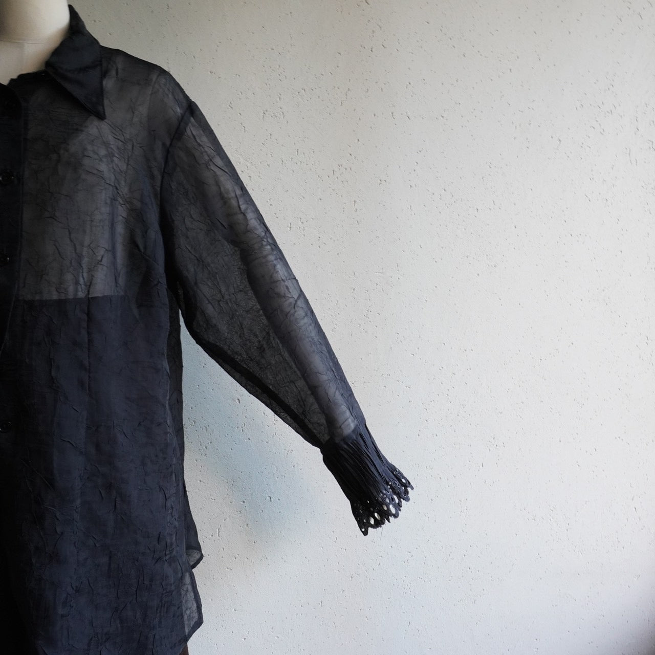 90s Sheer Shirt Made in USA