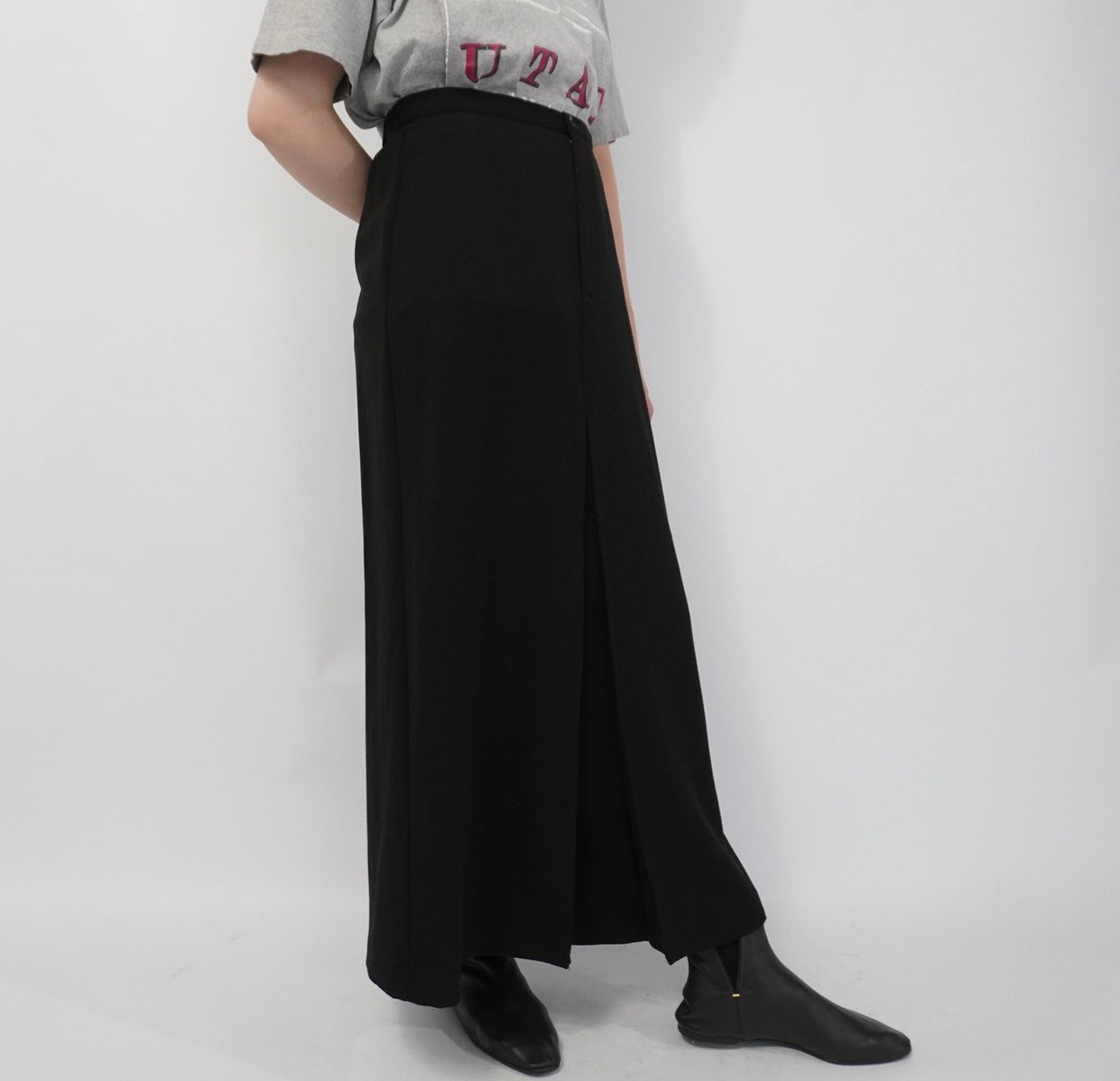 90s Slit Design Skirt