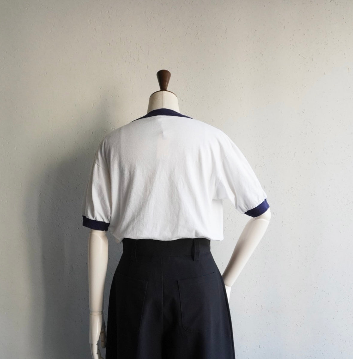 90s Printed Ringer T-shirt Made in USA