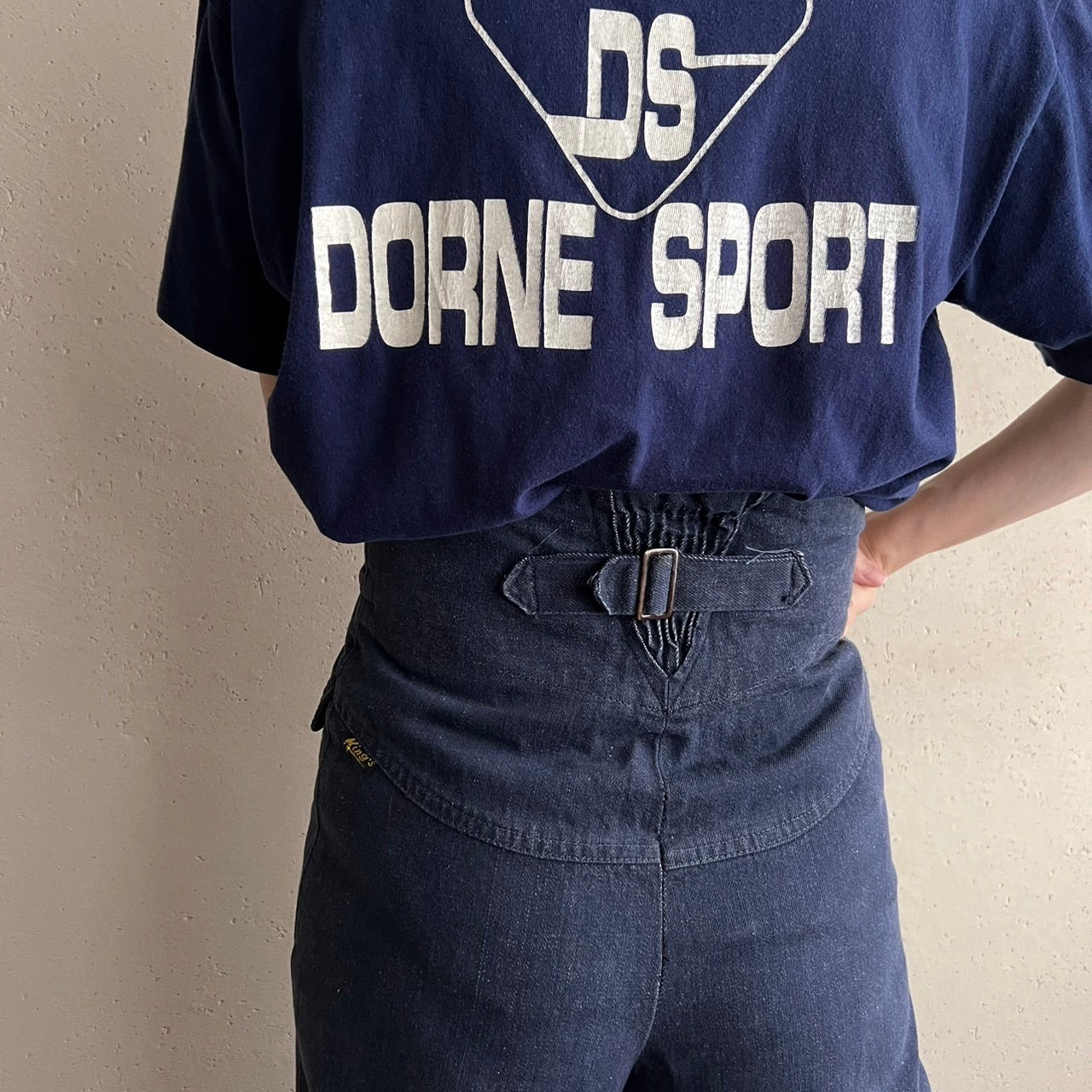 50s,60s High Waisted Denim