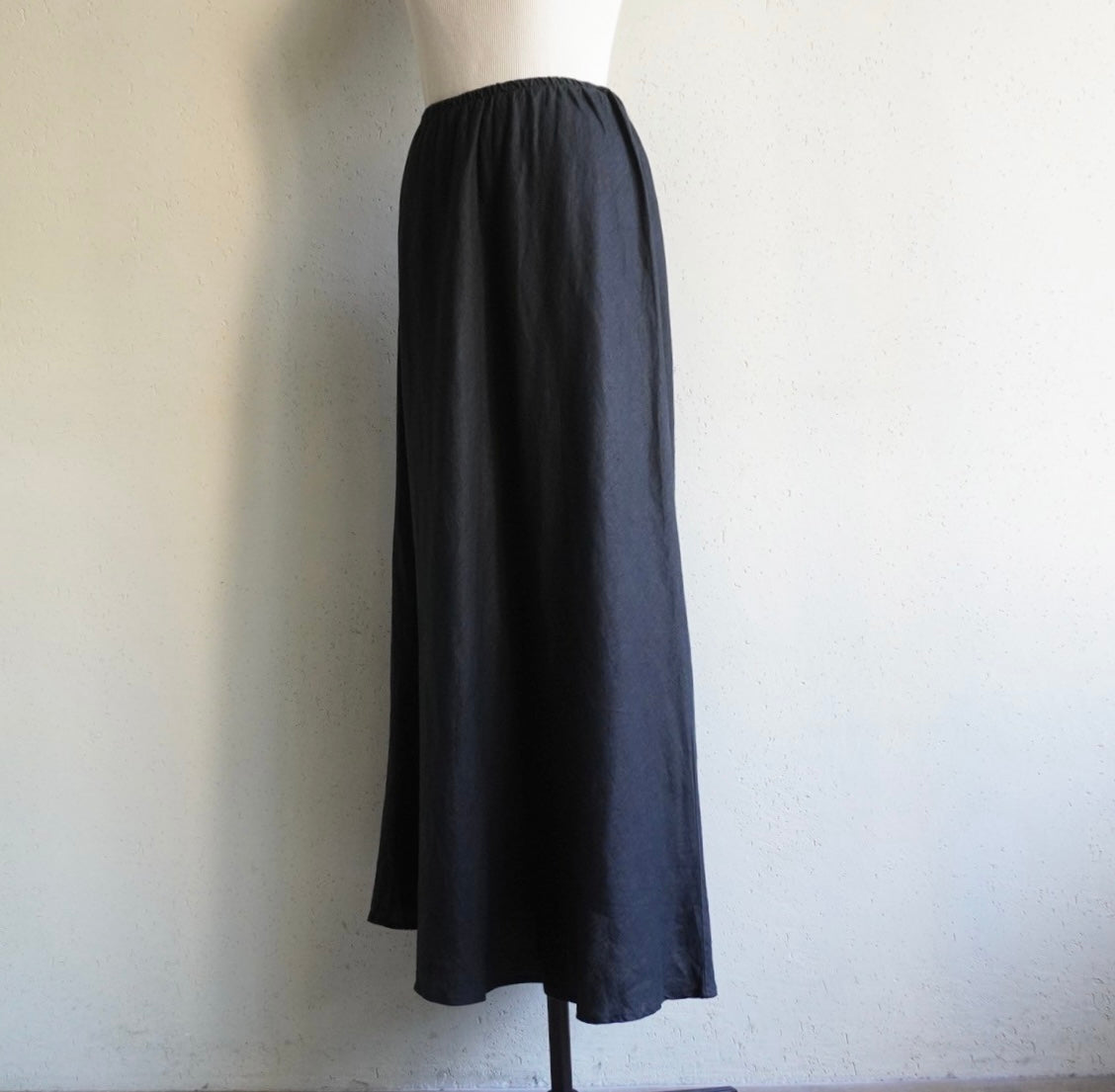 90s Linen Maxi Skirt Made in USA