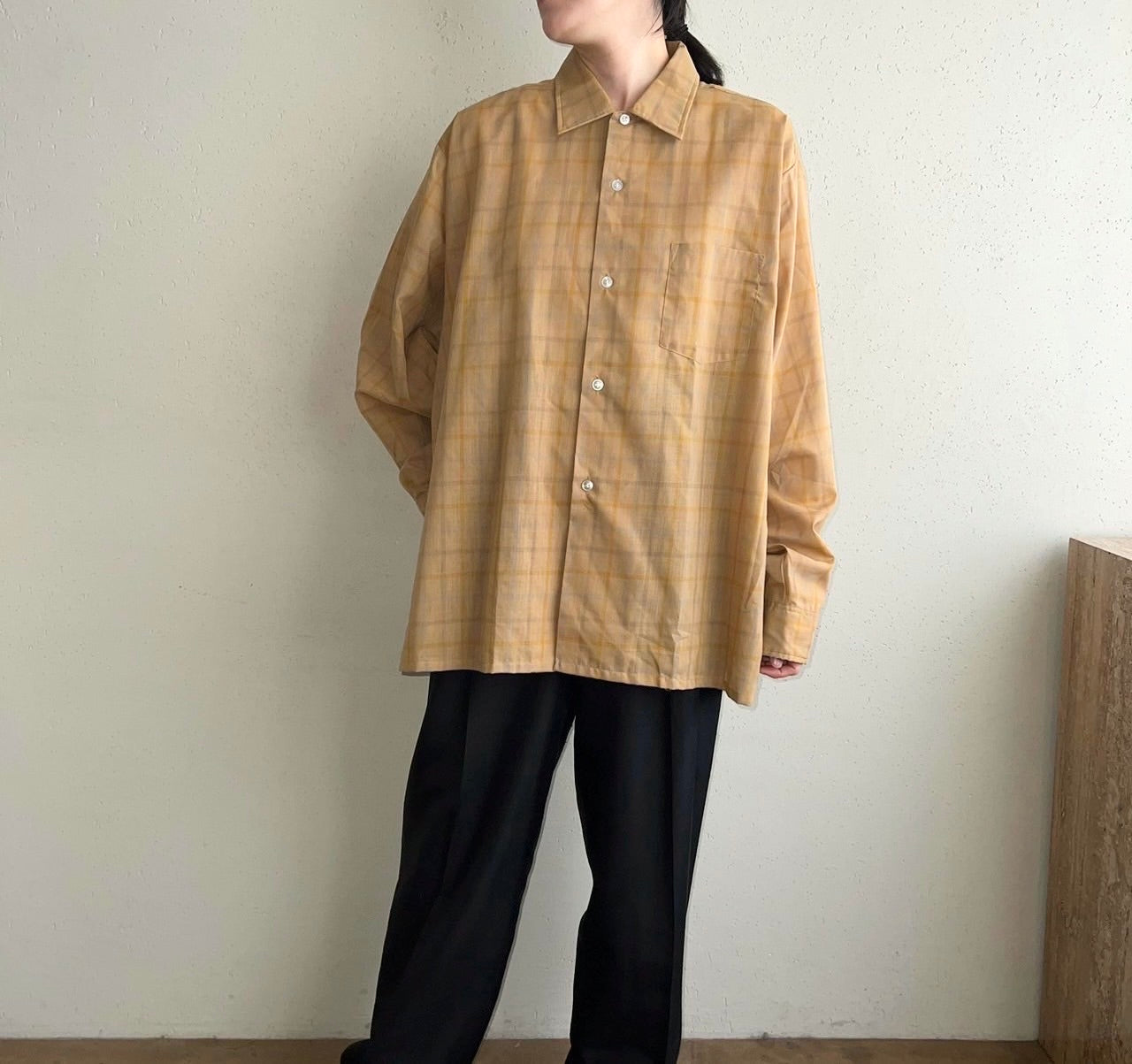 60s"B.V.D." Plaid Shirt