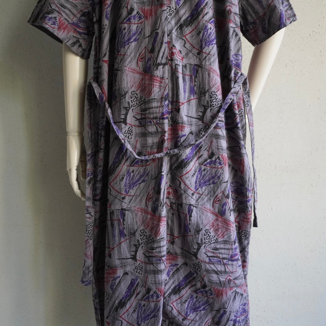 80s EURO Printed Dress