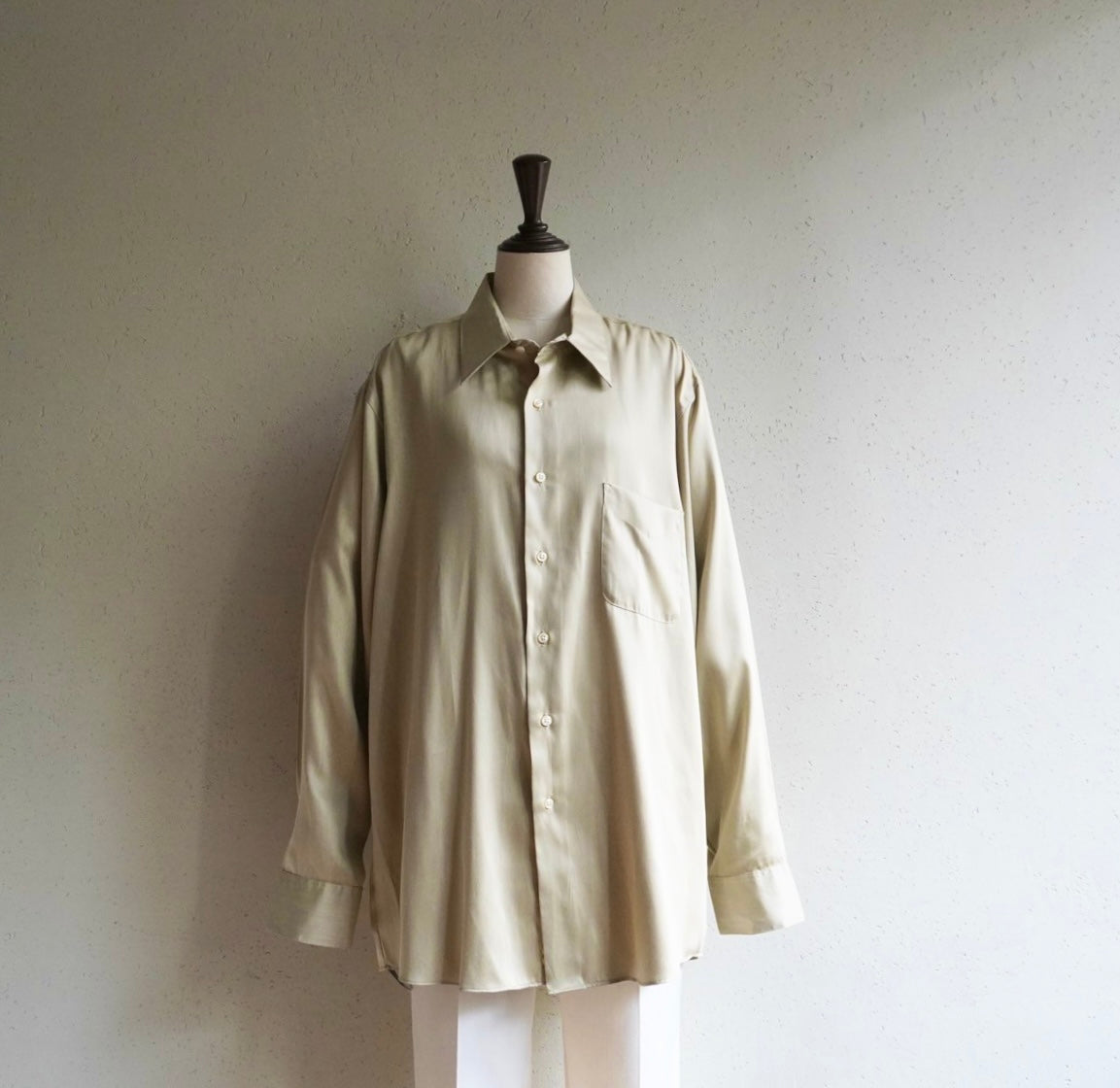 90s Beige Shirt Dead Stock