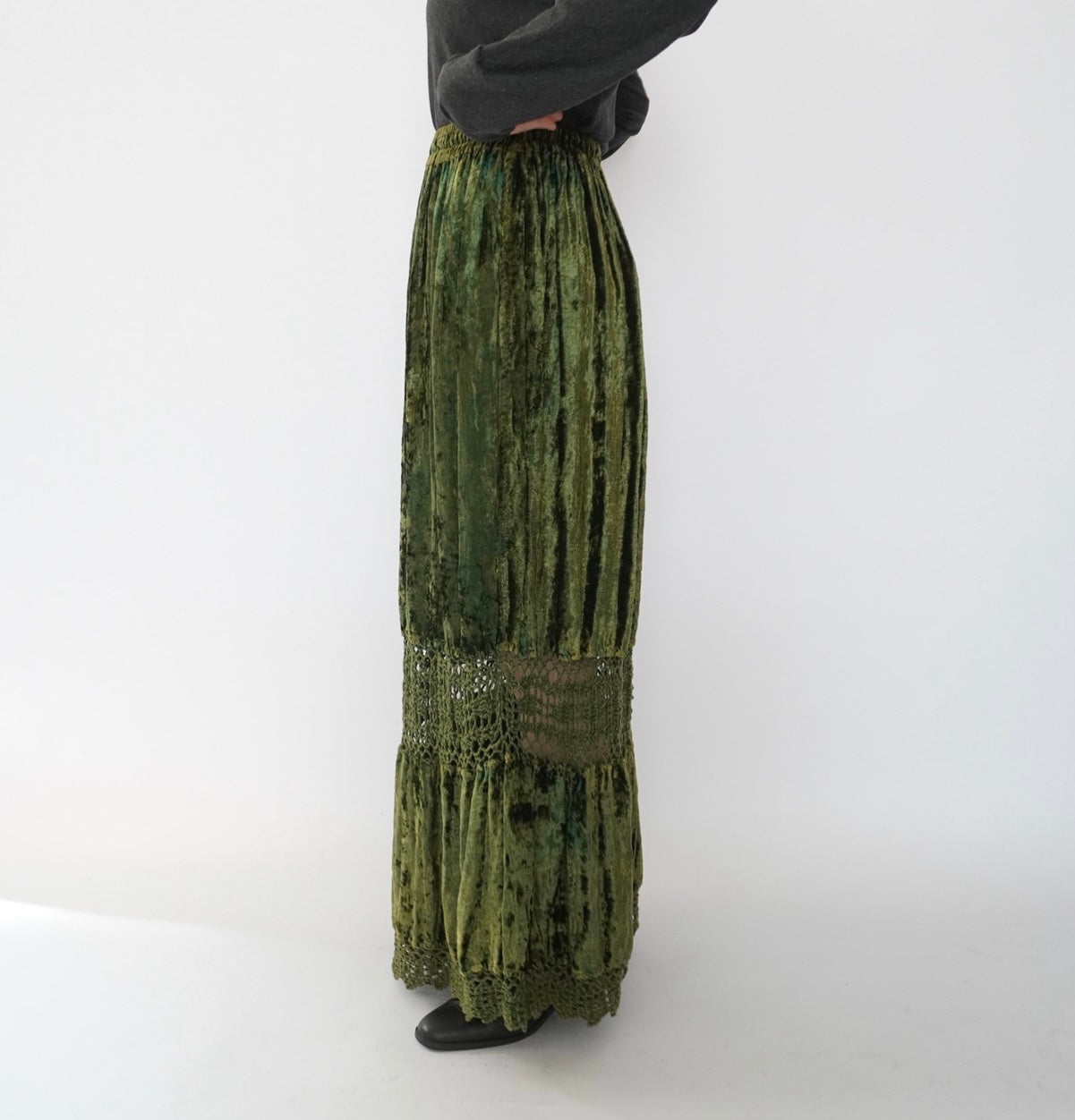 90s Velour Skirt