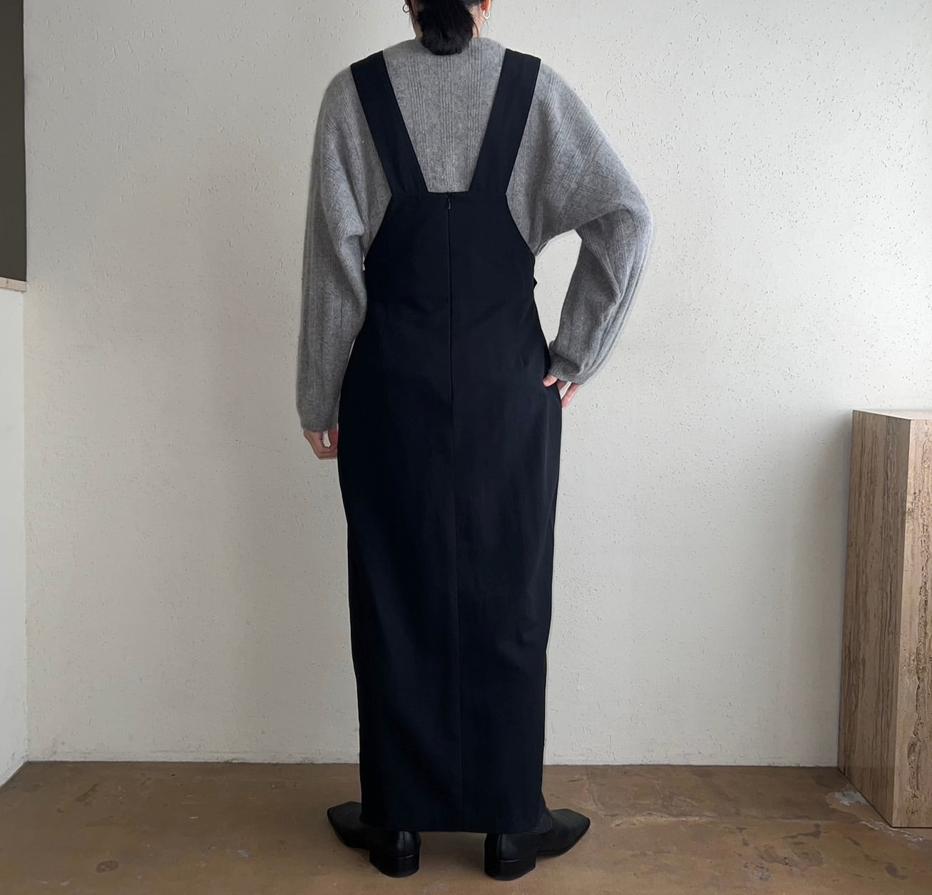 90s Black Design Dress