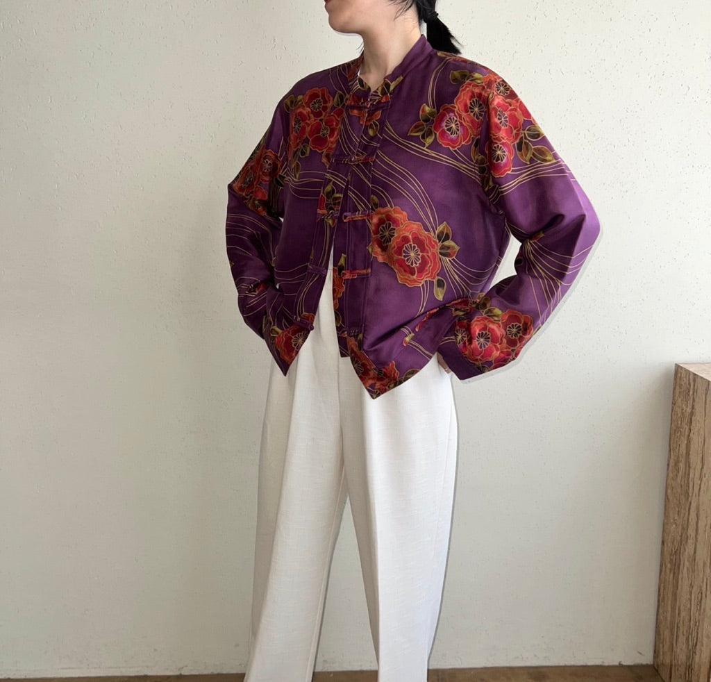 Asian Design Silk Blouse