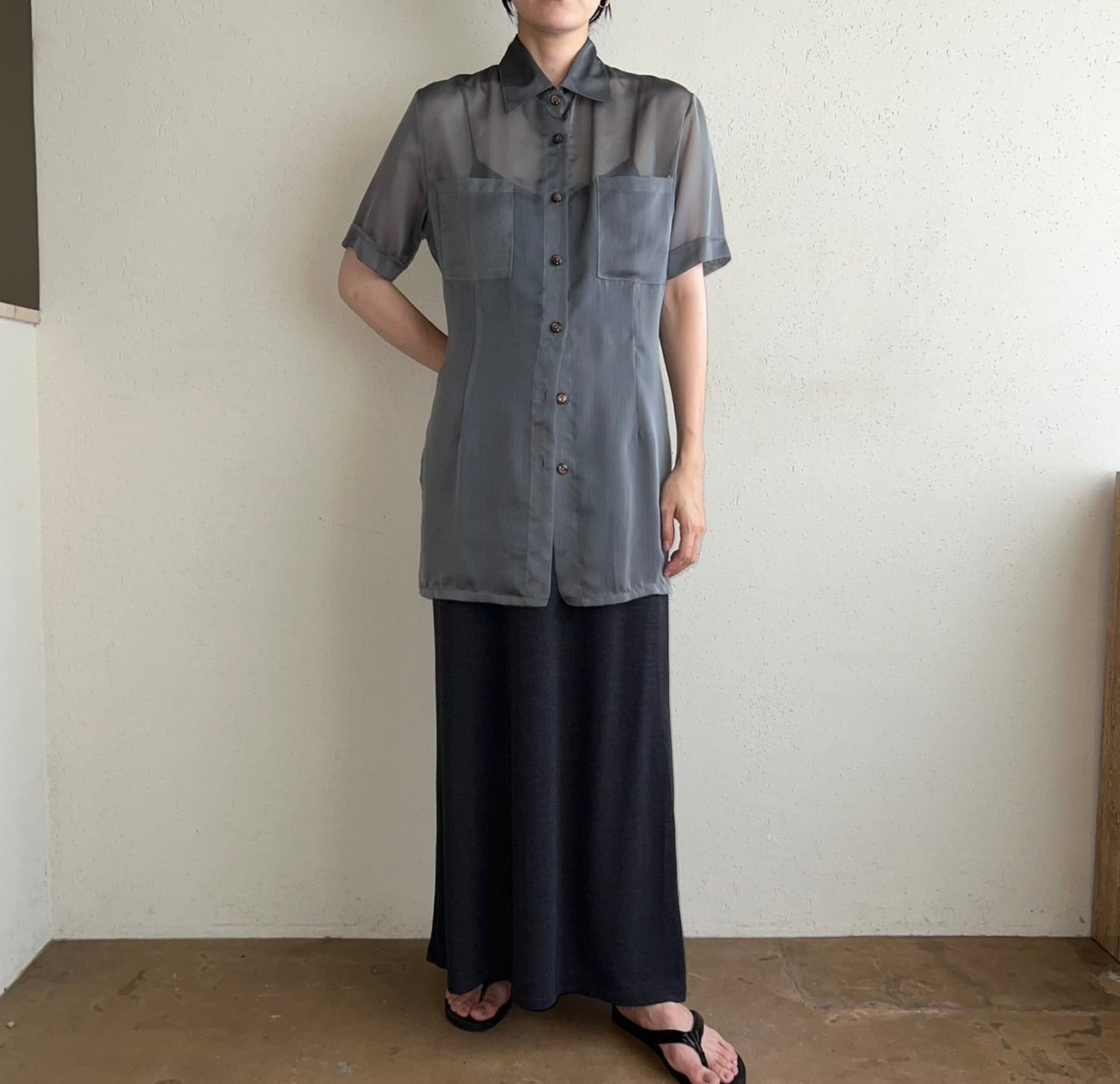 90s Rayon Skirt