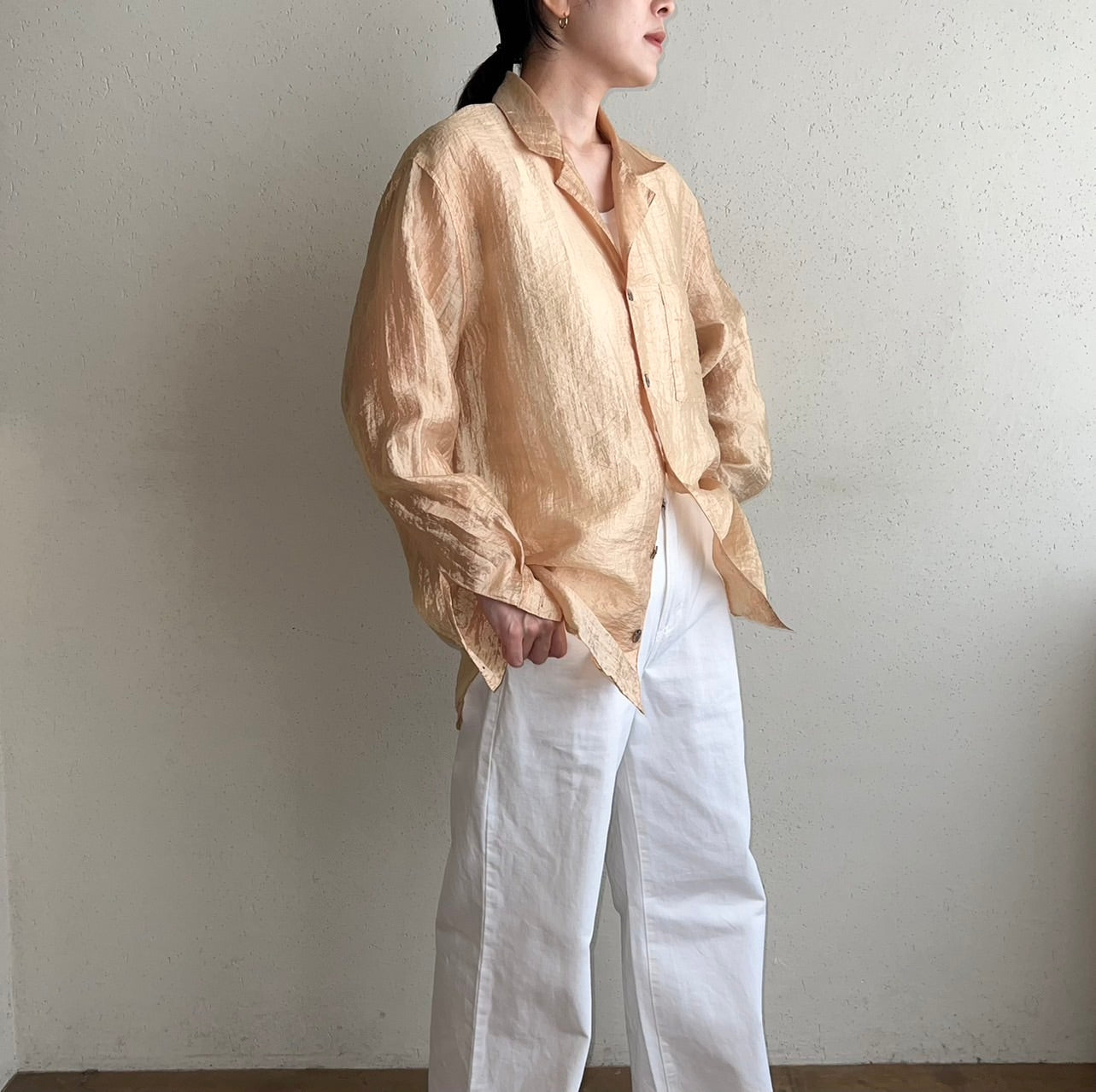 90s Shiny Shirt Made in USA