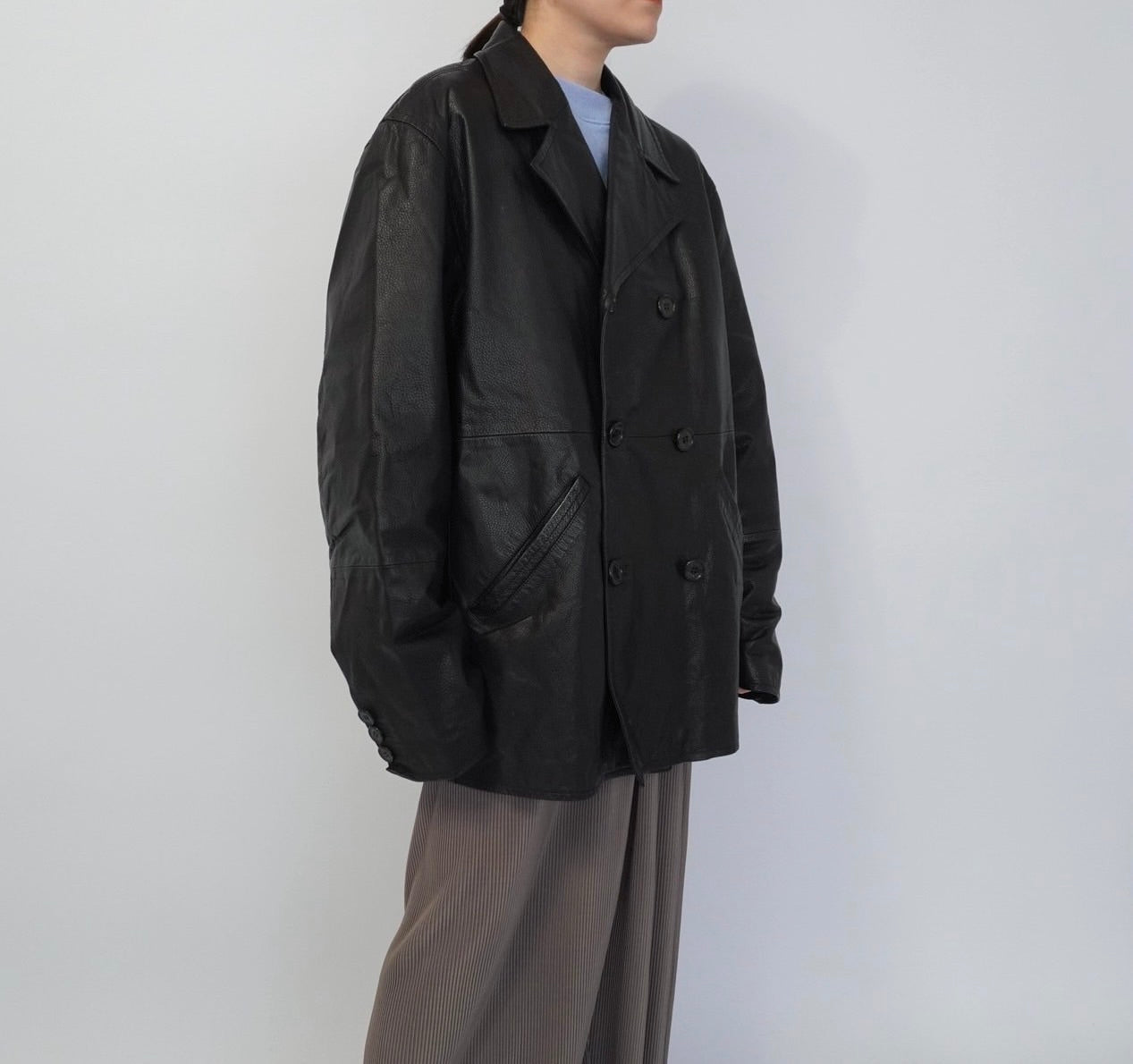 90s "Versus Gianni Versace" Leather Jacket Made in Italy