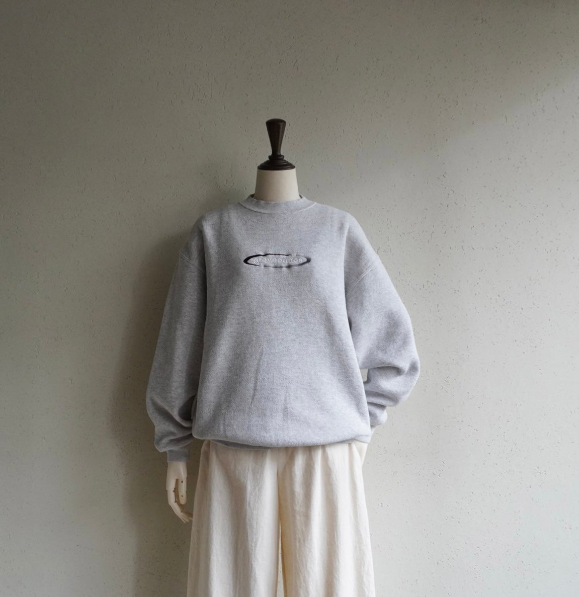 90s Embroidery Logo Sweater