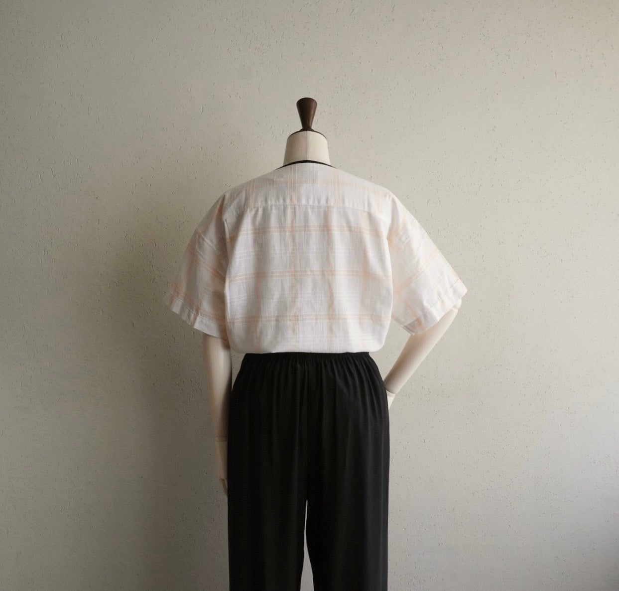 90s Plaid Top Made in Italy