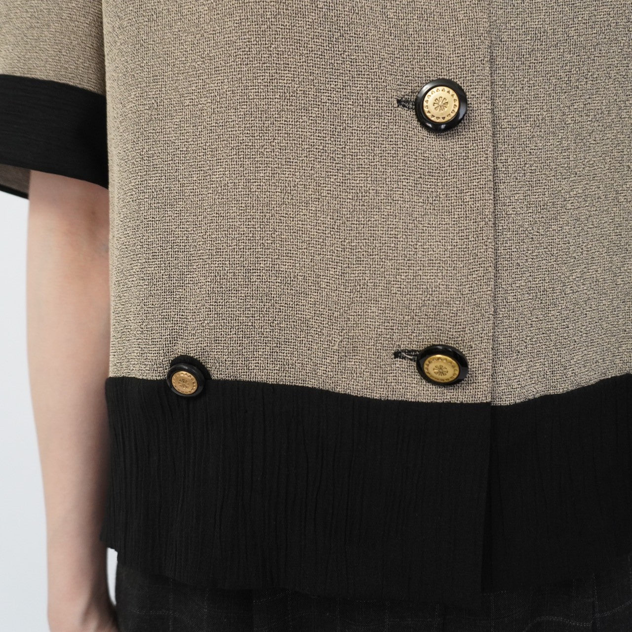 90s Two Tone Design Shirt,Jacket