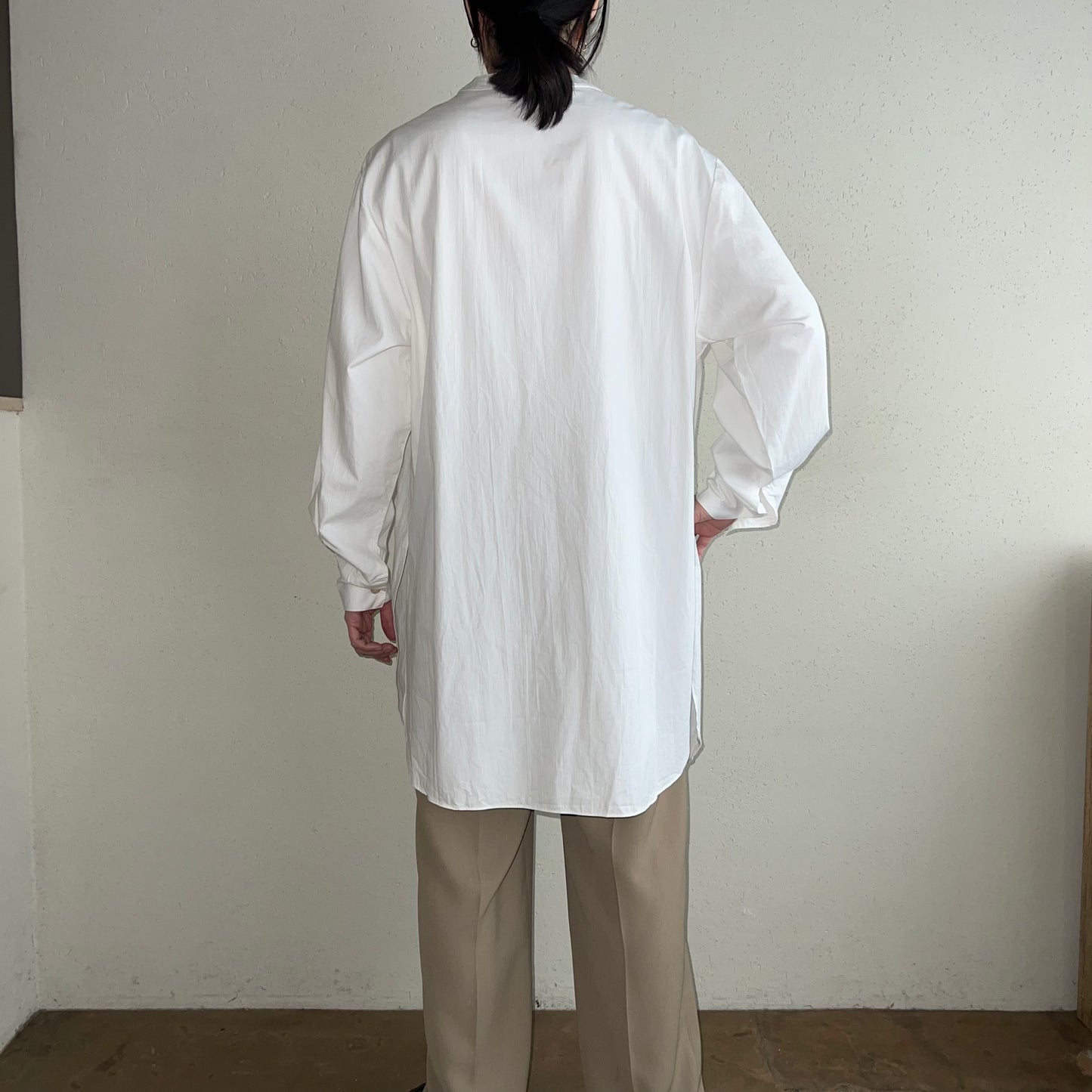 90s White Cotton Shirt Made in USA