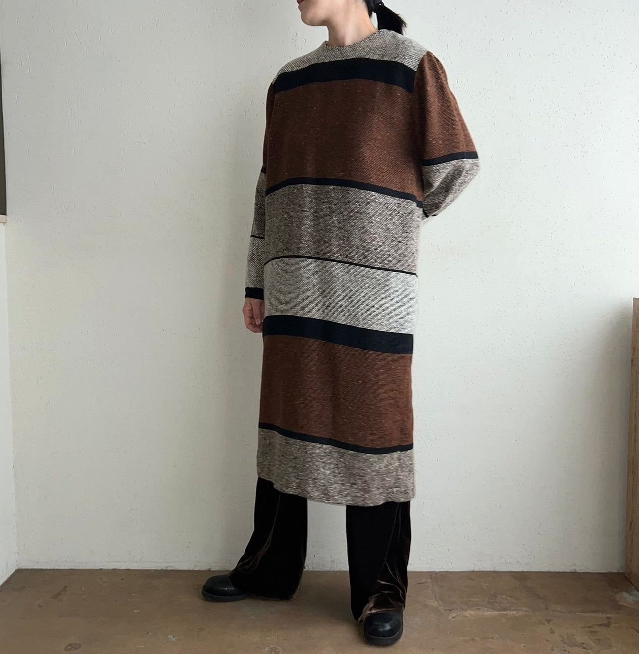 80s "annalisa ferro" Wool Dress Made in Italy