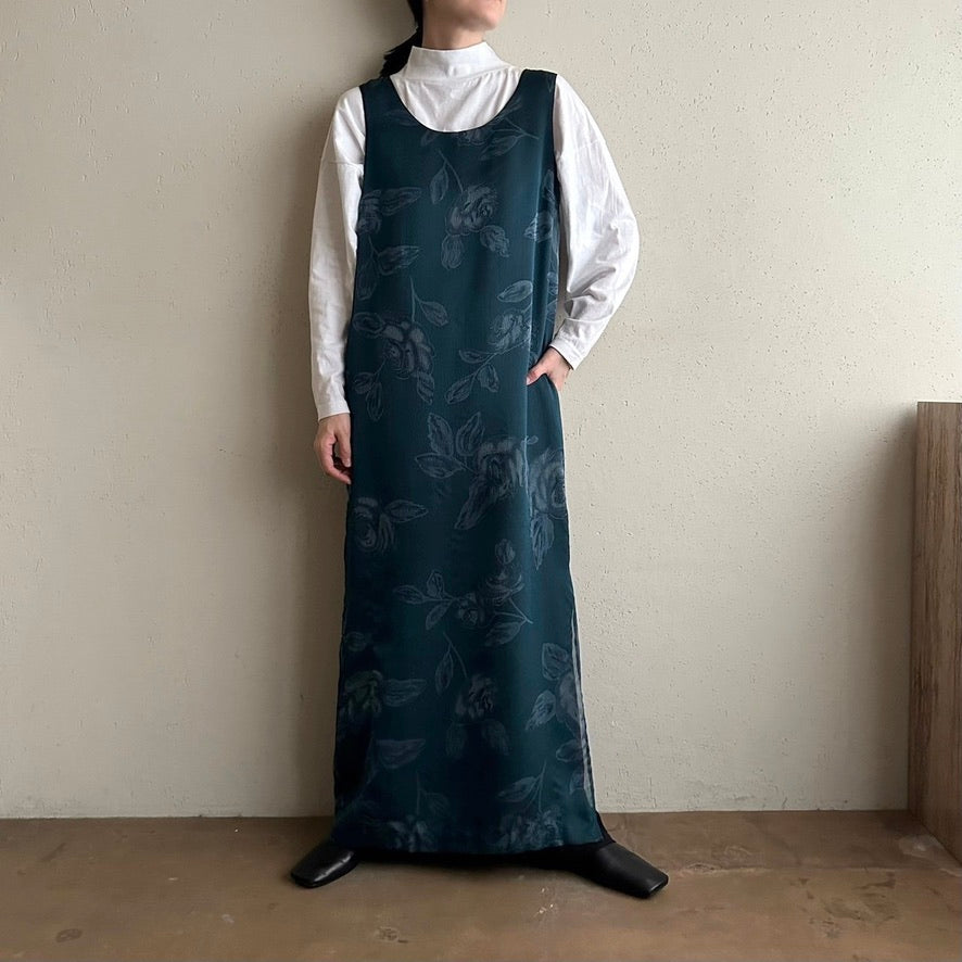 90s Printed Sleeveless Dress