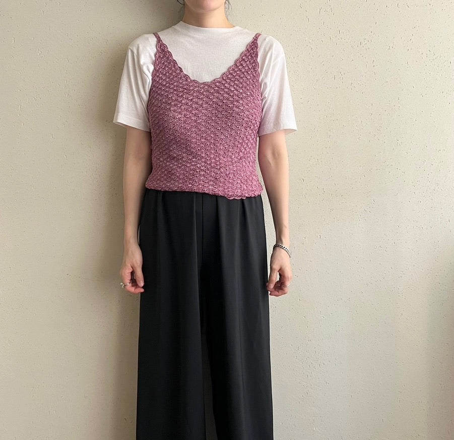 90s Crochet Top