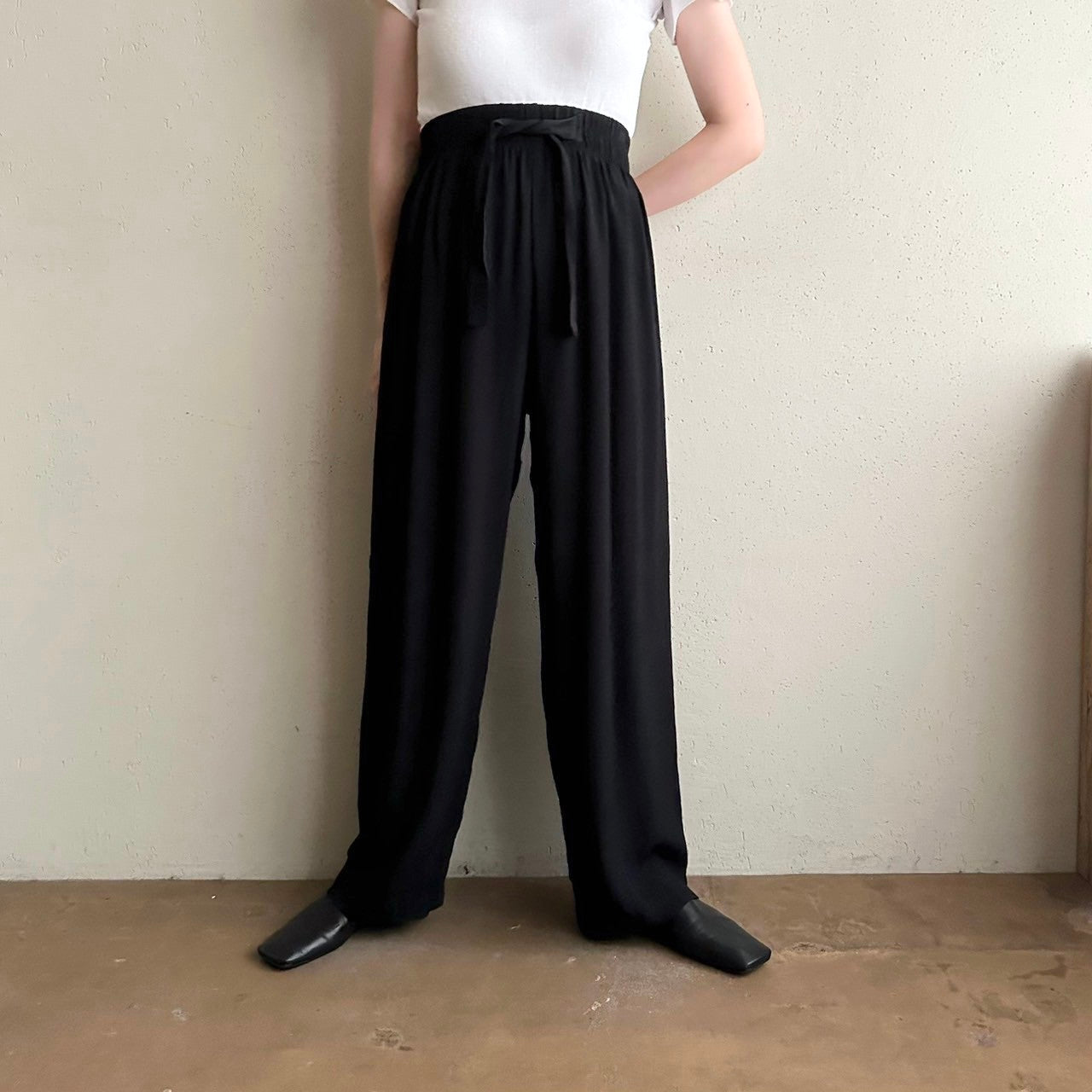 90s Black Pants Made in USA