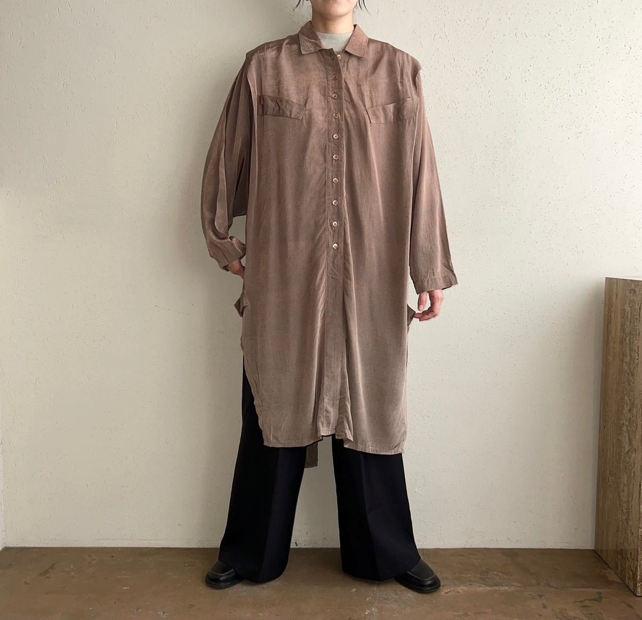 80s Designed Shirt Dress