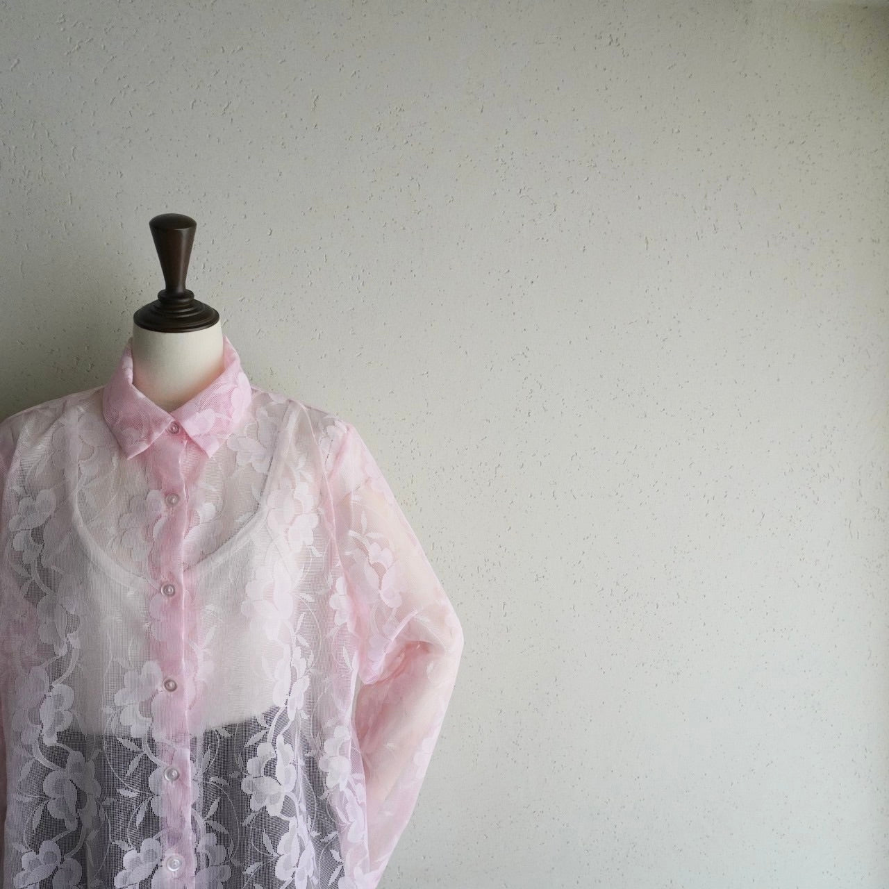 90s Sheer Design Shirt Made in USA