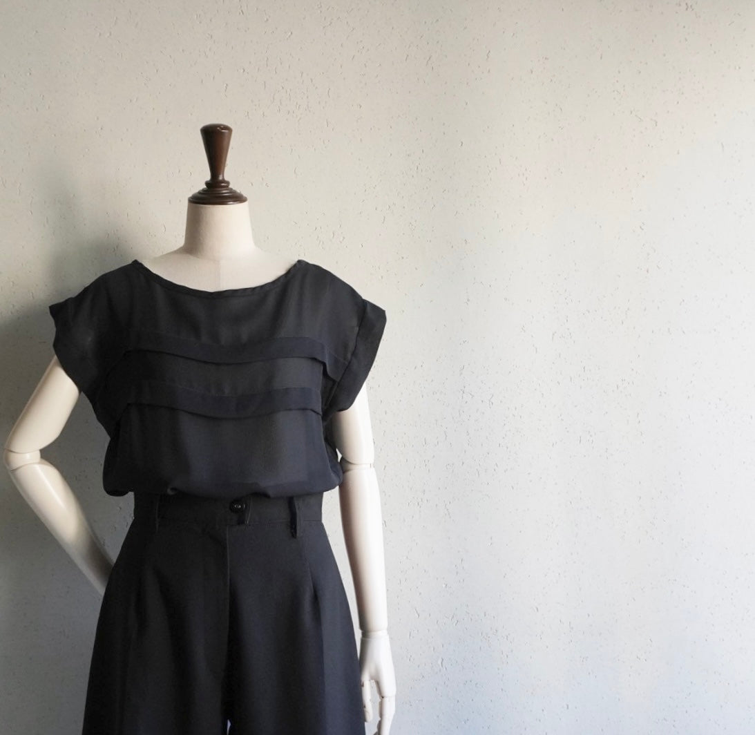90s Design Sheer Top