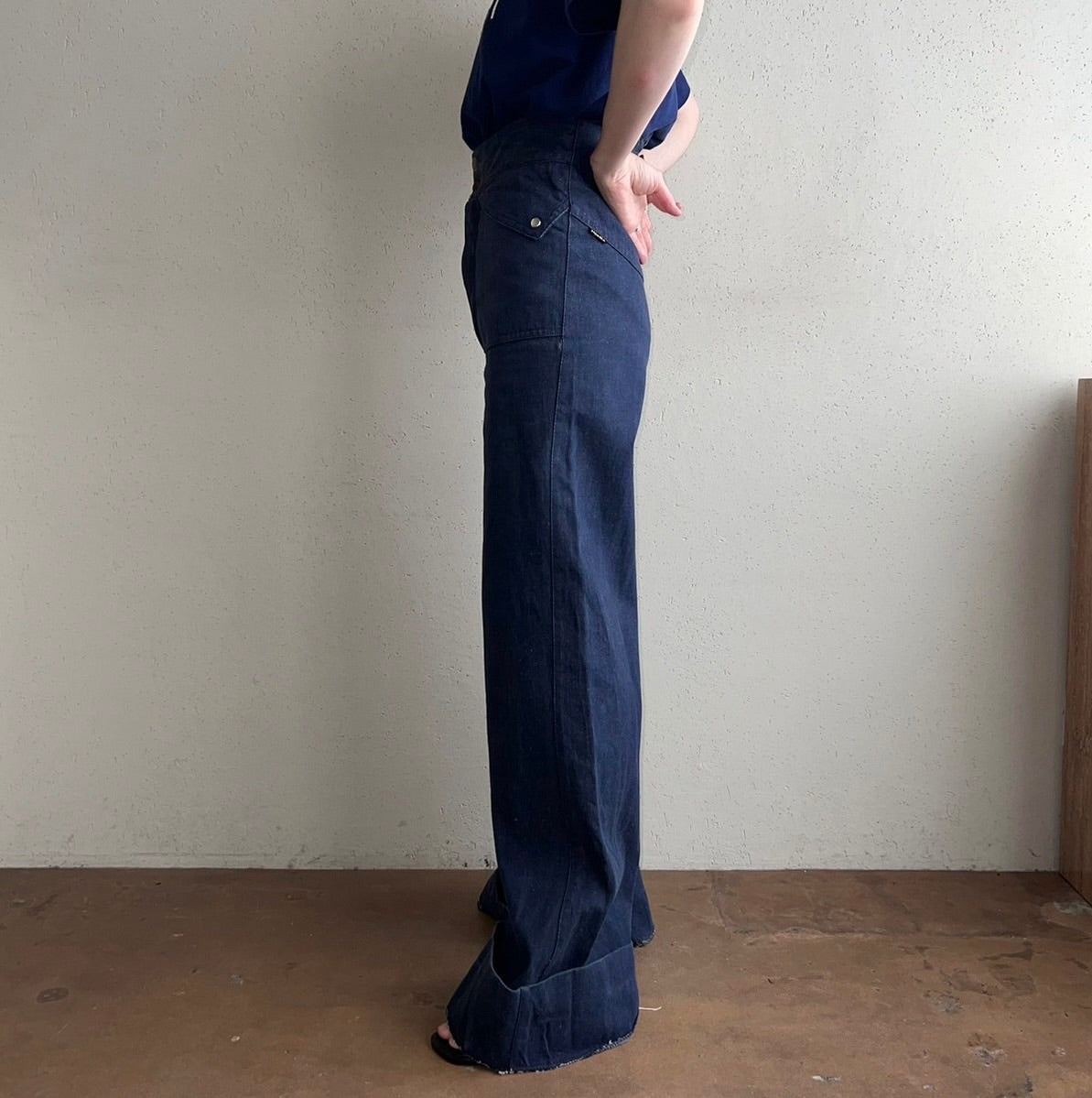 50s,60s High Waisted Denim