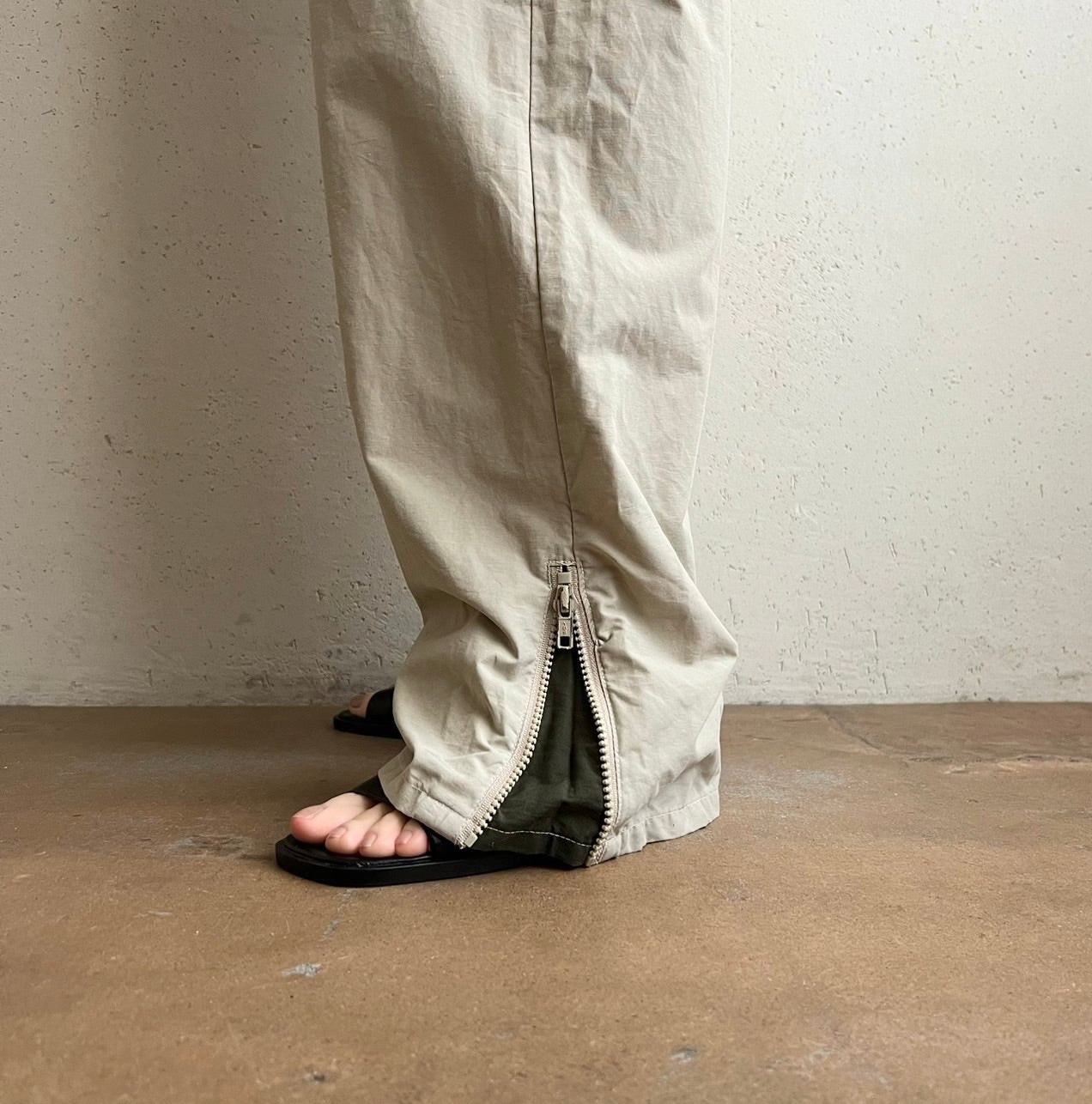 90s Cotton Nylon Pants