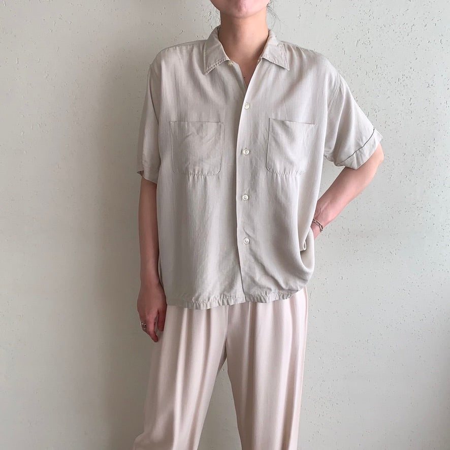 60s " Wearend gold" Box Shirt