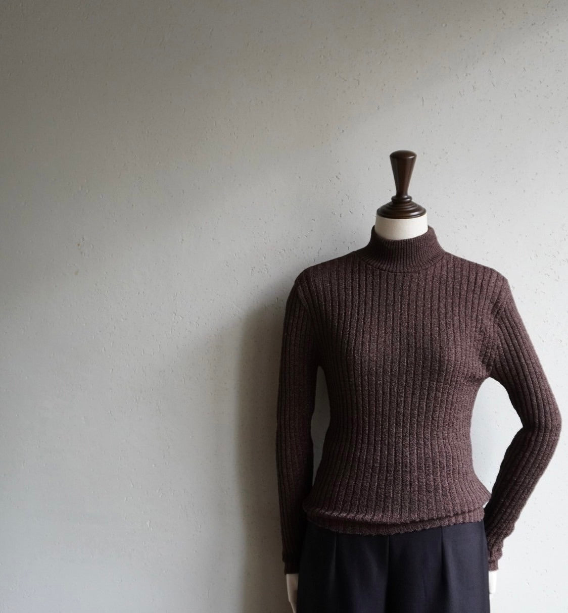 90s Ribbed Top Made in USA