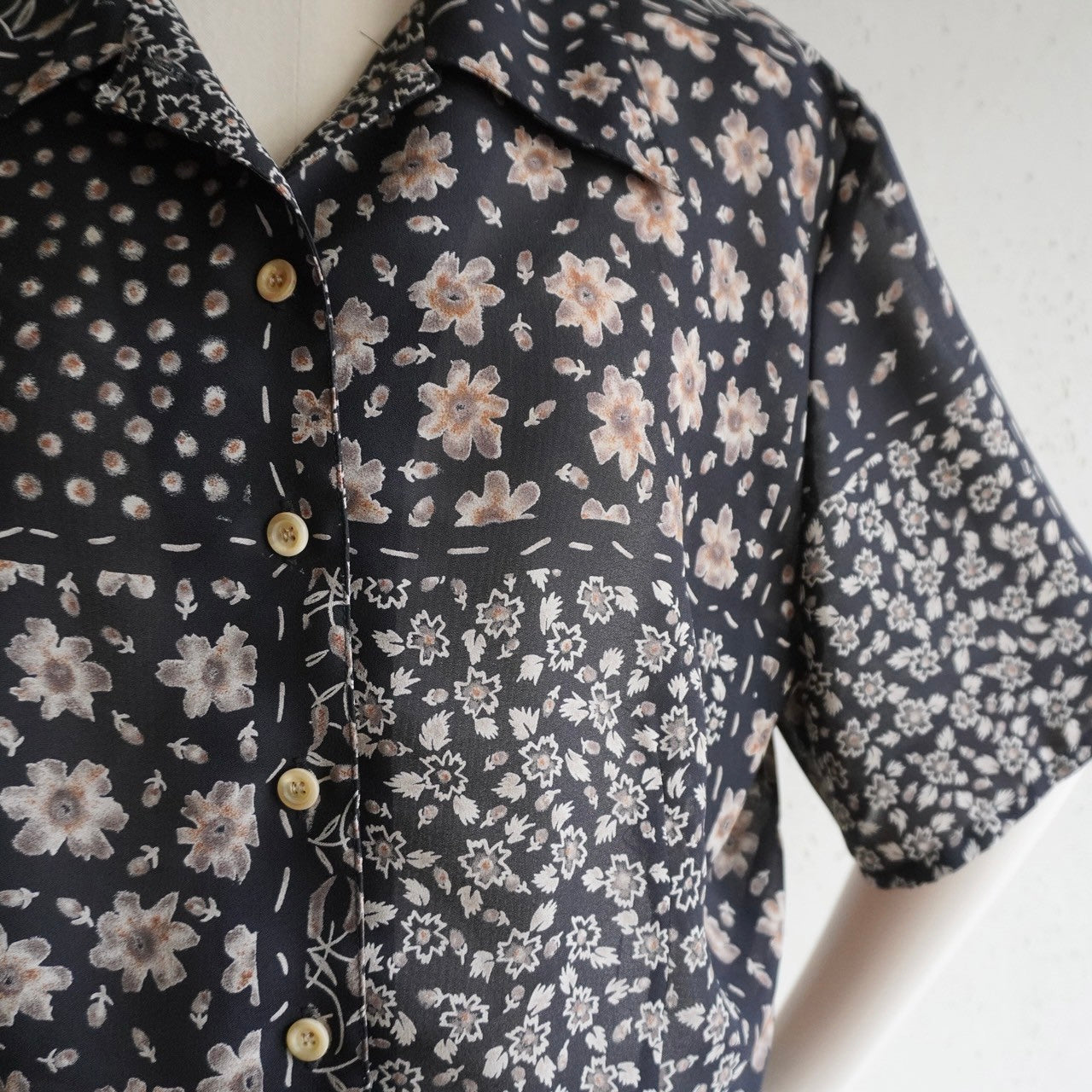 90s Printed Shirt Made in Great Britain