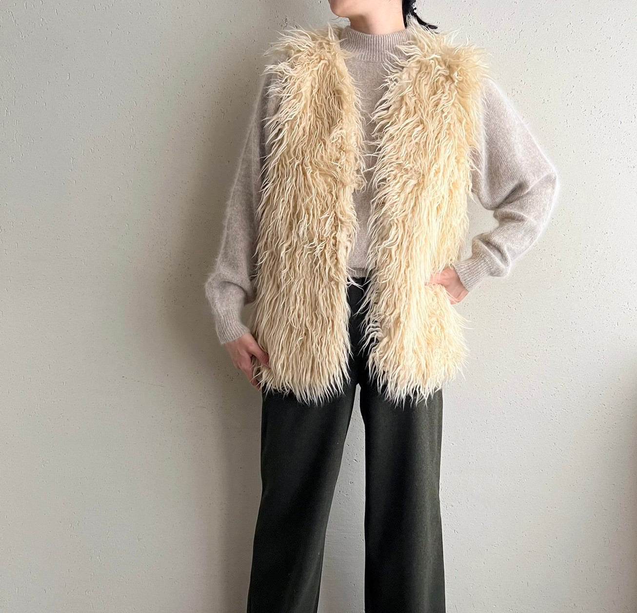 90s Fur Vest