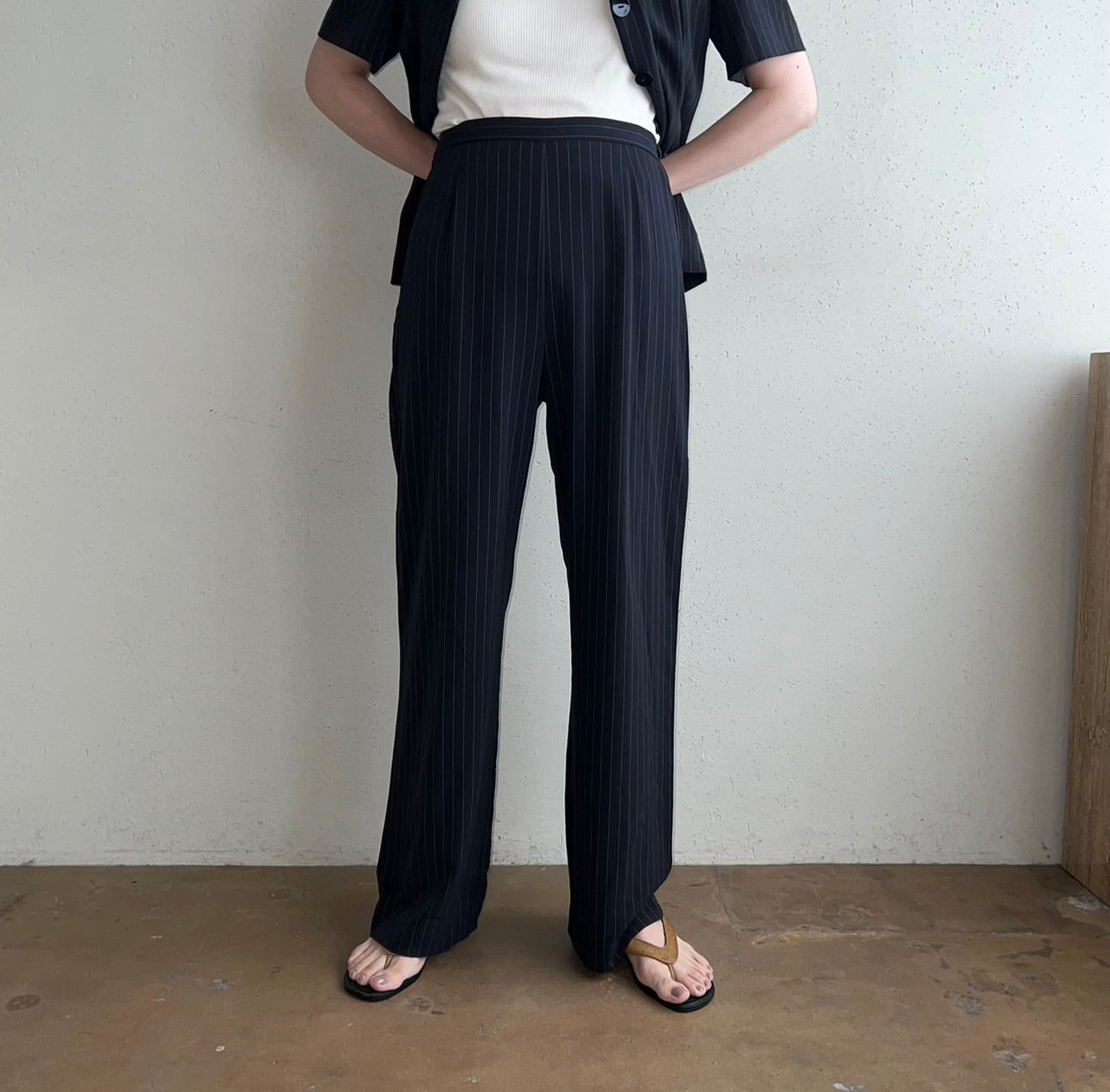 80s "DANNT & NICOLE" Striped Two-Piece