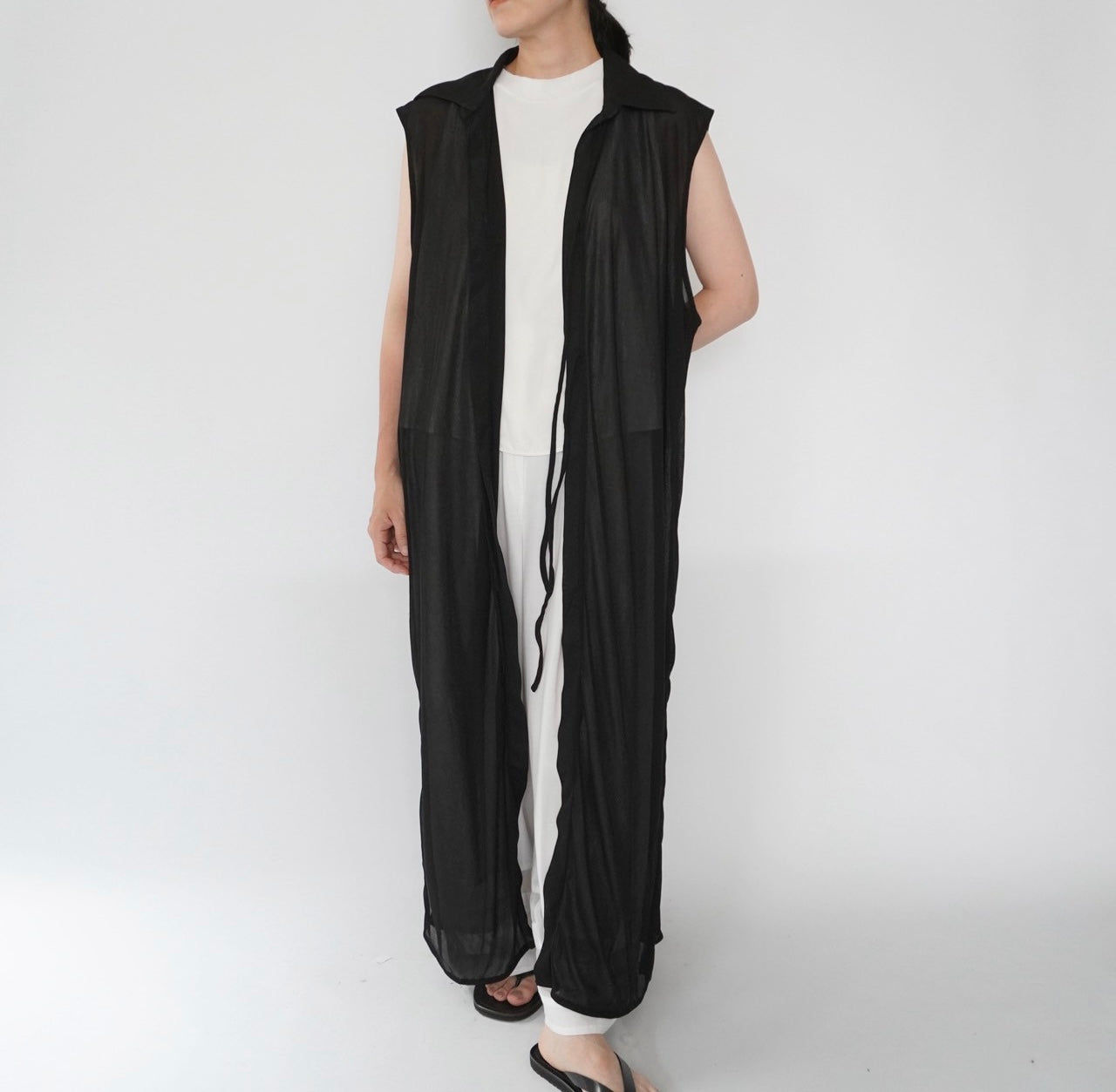 90s Sheer Maxi Robe