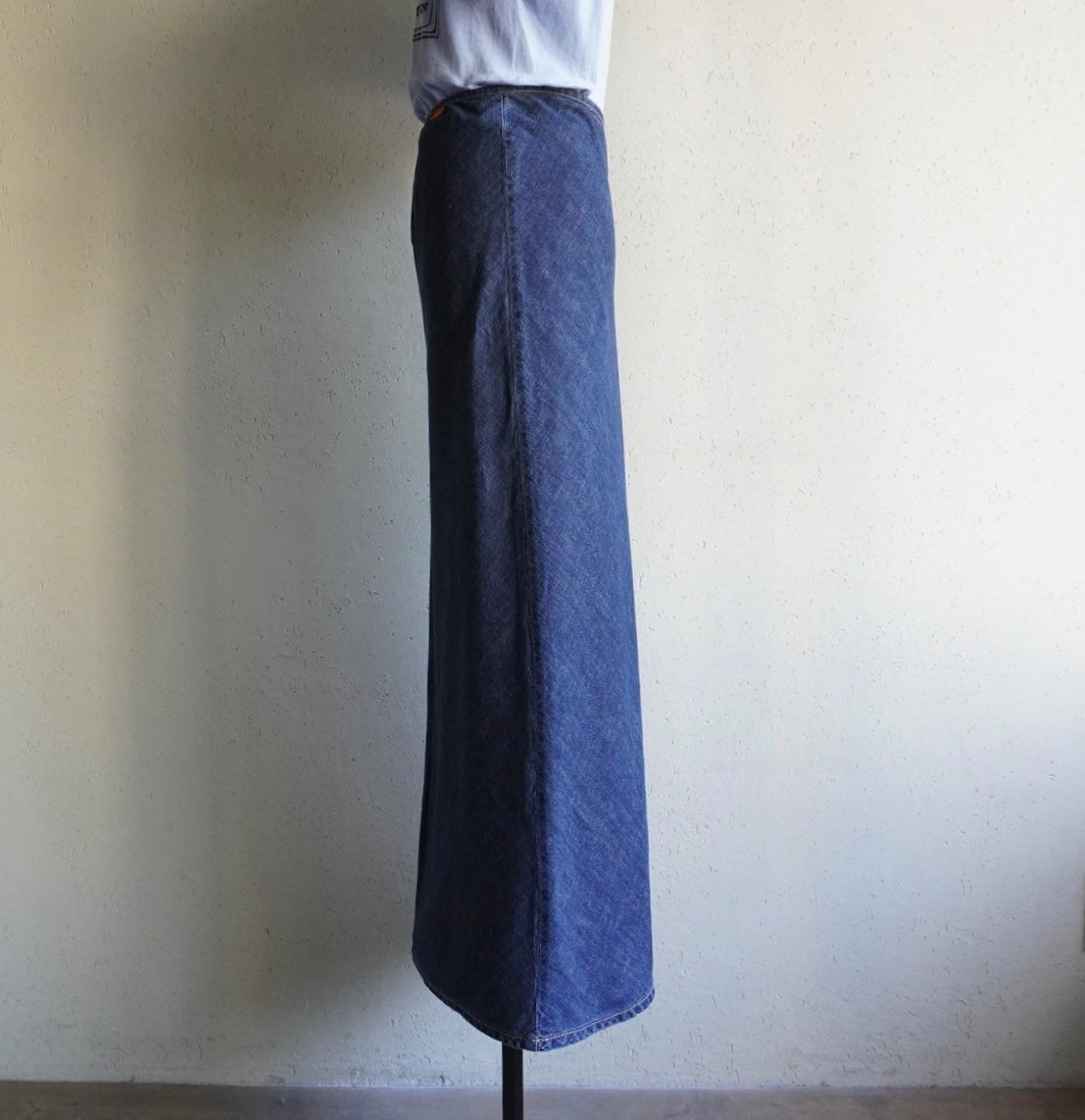 90s Denim Maxi Skirt Made in Italy
