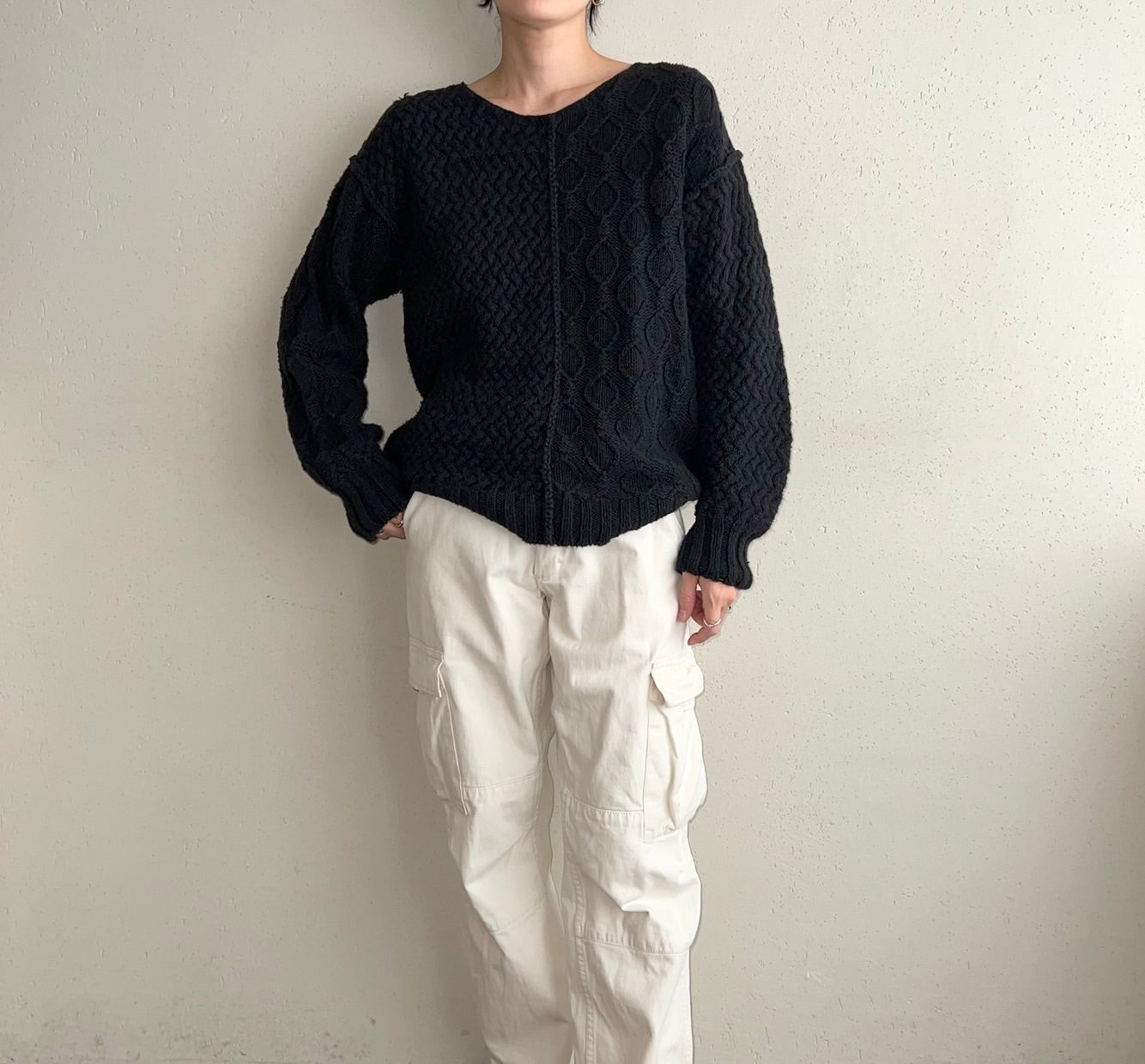 90s Hand Knit Top