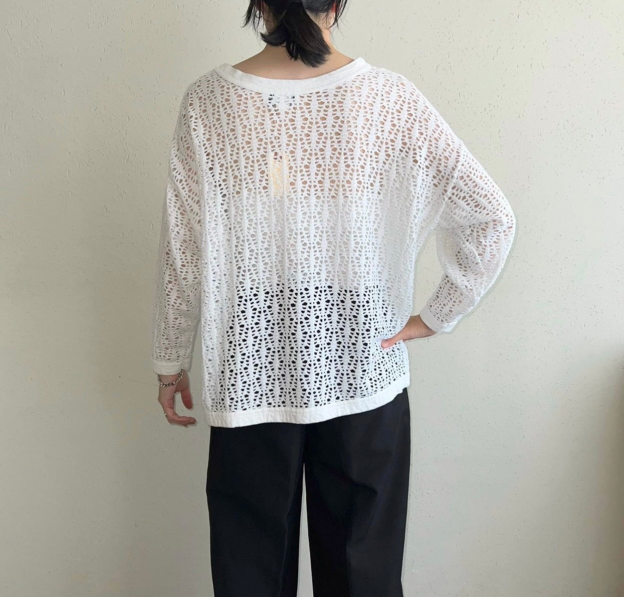 90s Crochet Top Made in USA