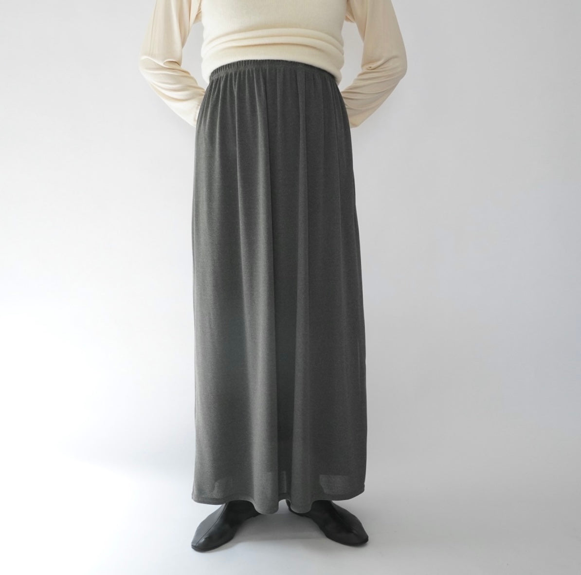 90s Slit Design Skirt