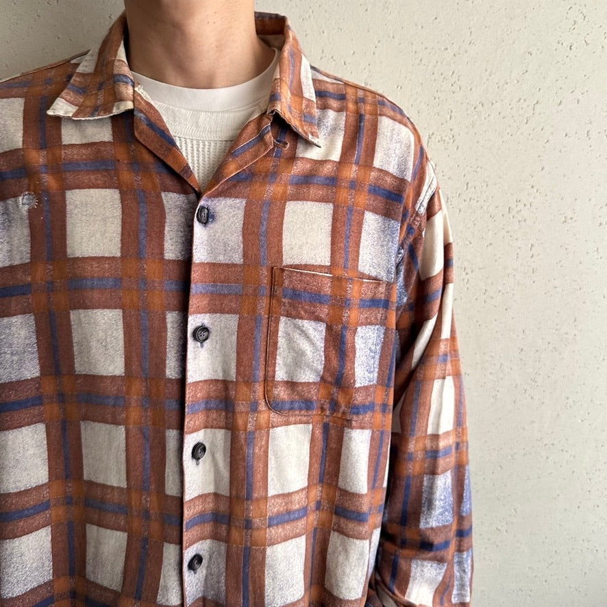 60s PILGRIM Plaid Shirt