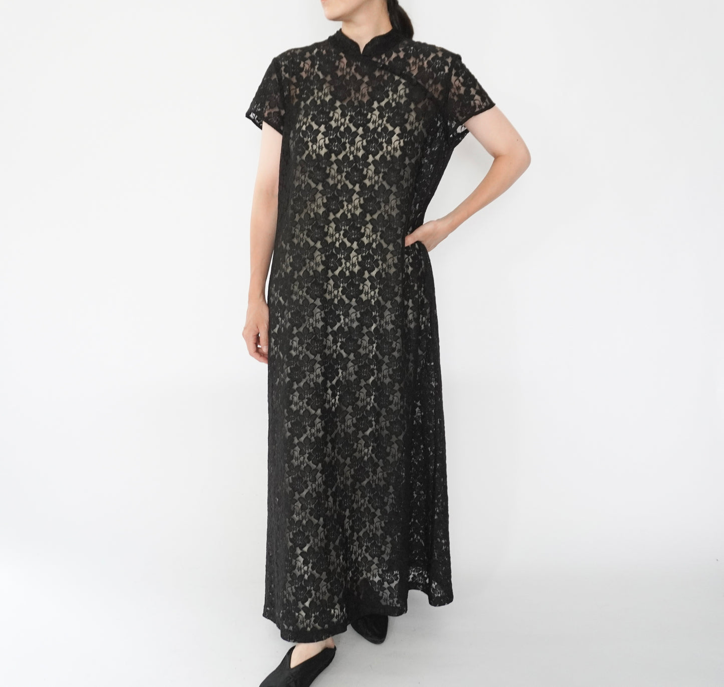 90s Lace Asian Design Dress