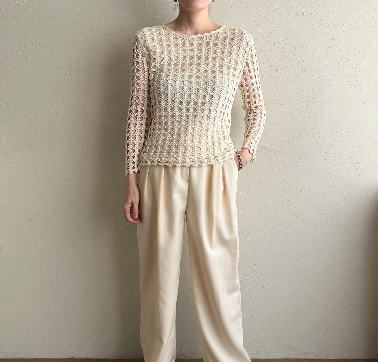 90s Crochet Top