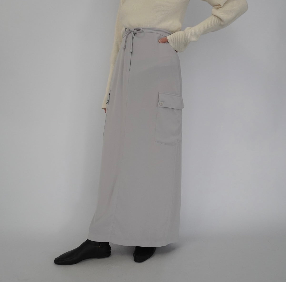 90s Design Maxi Skirt