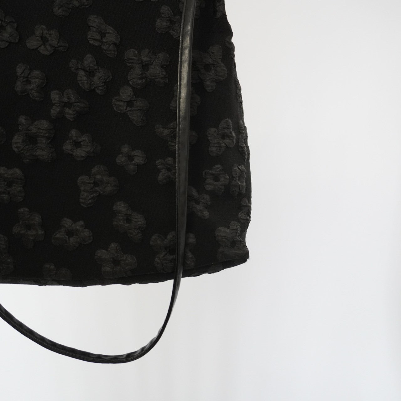 Black Flower Design Bag