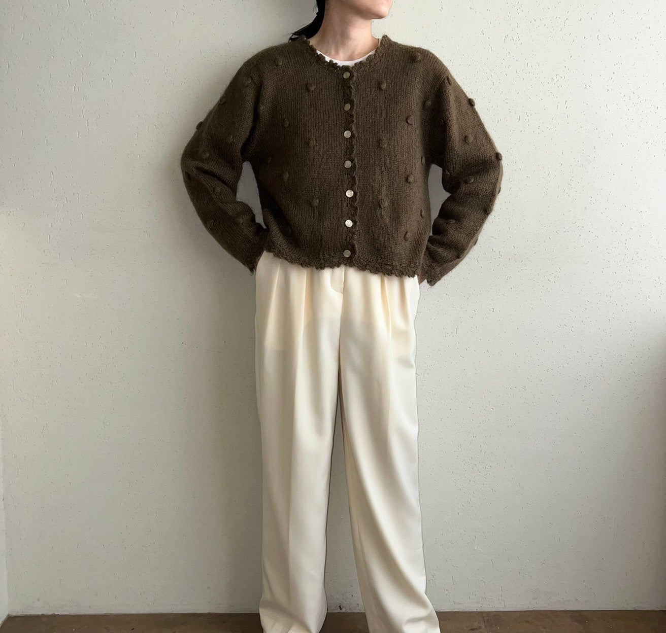 90s Design Knit Cardigan