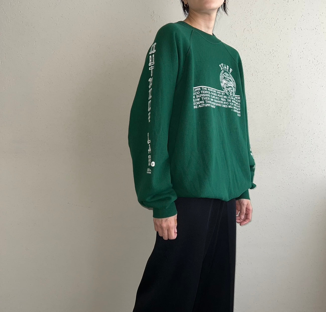 80s Printed Sweater Made in USA