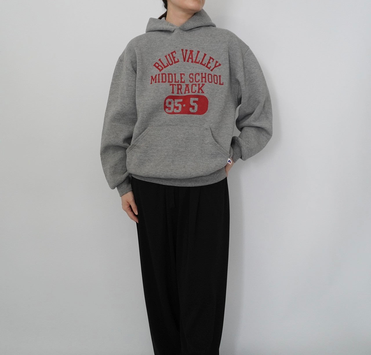 90s Hooded Sweater Made in USA