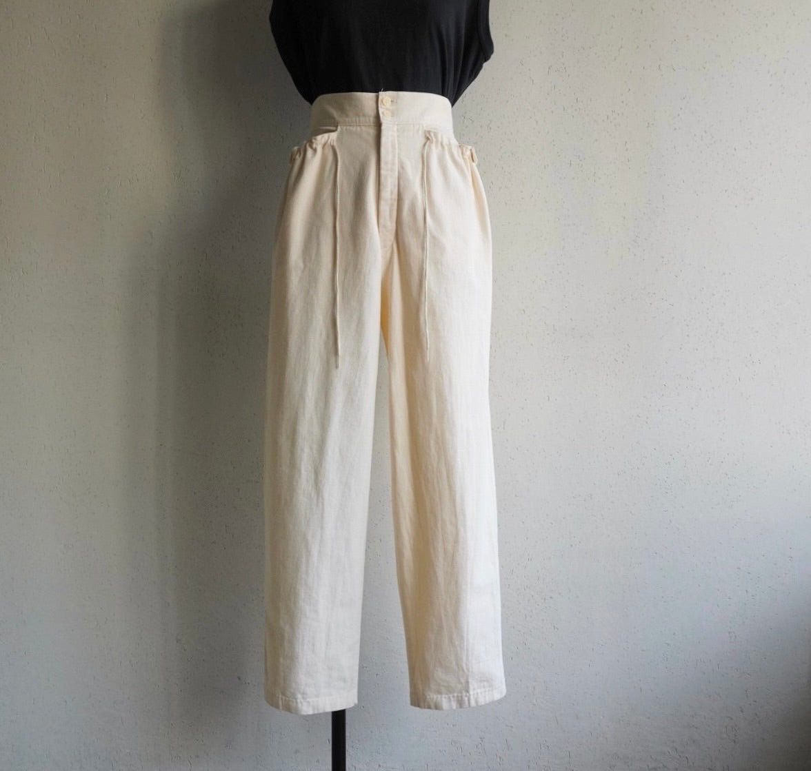80s High Waisted Design Pants