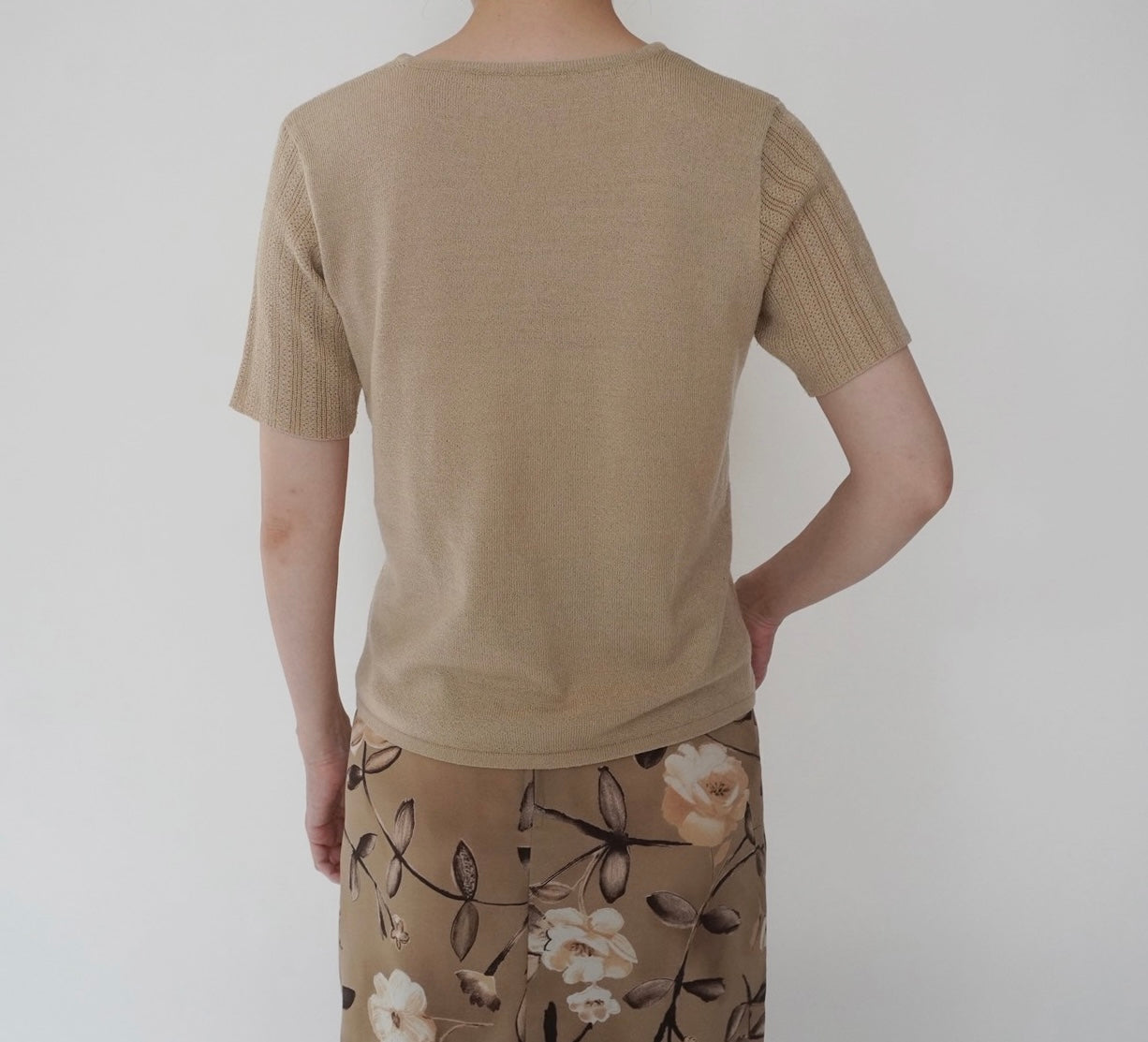 90s Beige Top
